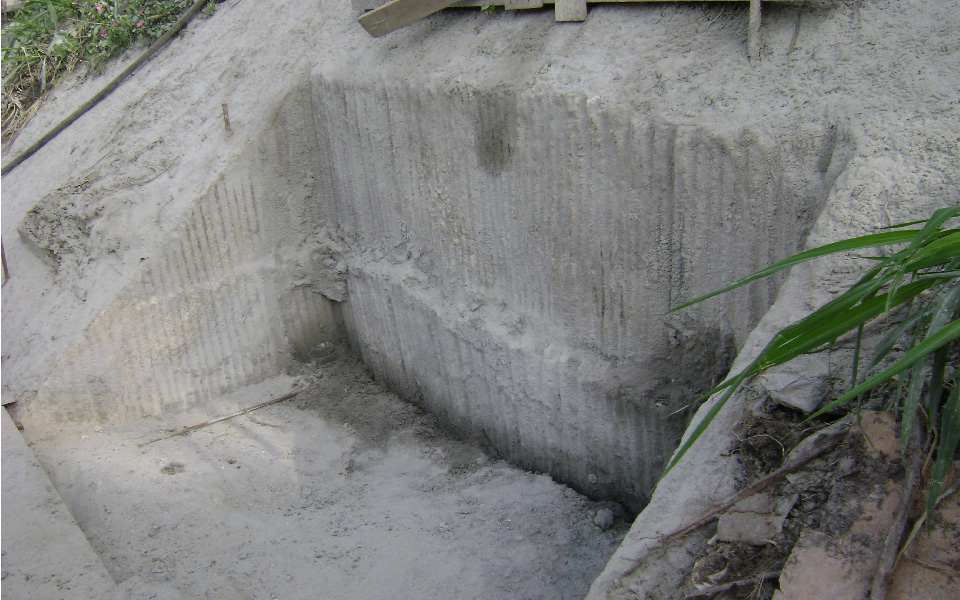 Desmonte de Rocha com serração para sapatas